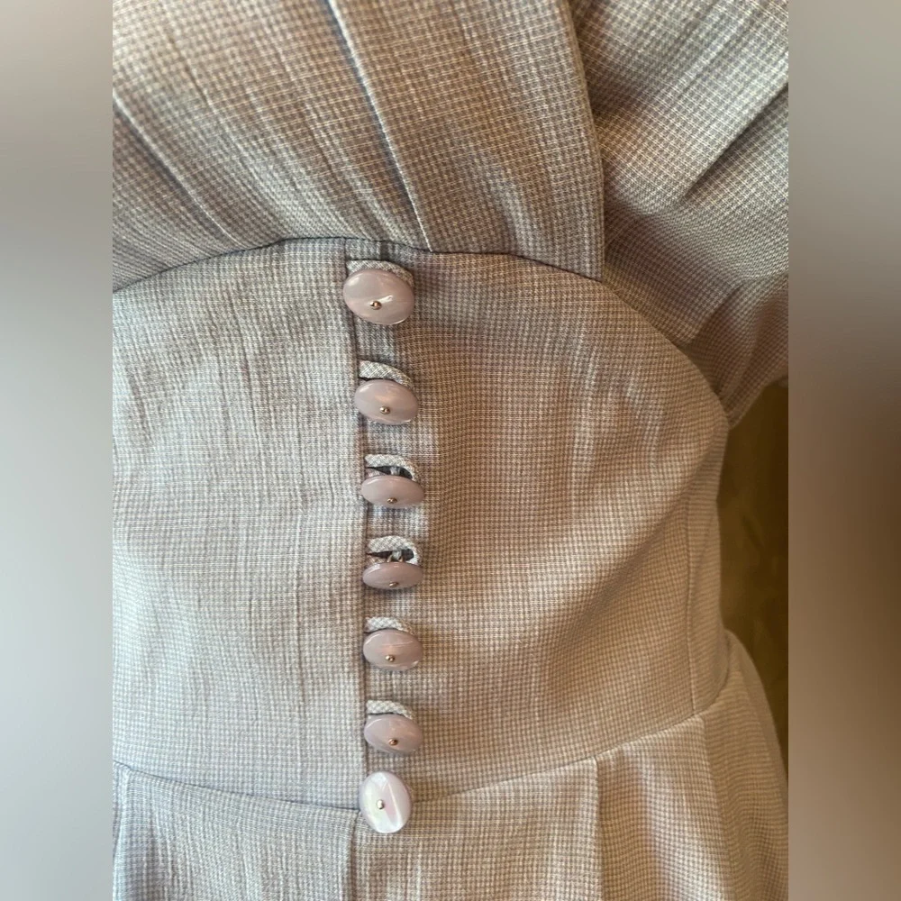 ❌SOLD❌ 💒 VTG SUNSHINE STARSHINE 90’S BLUE GINGHAM DRESS SIZE 12 - Picture 4 of 7